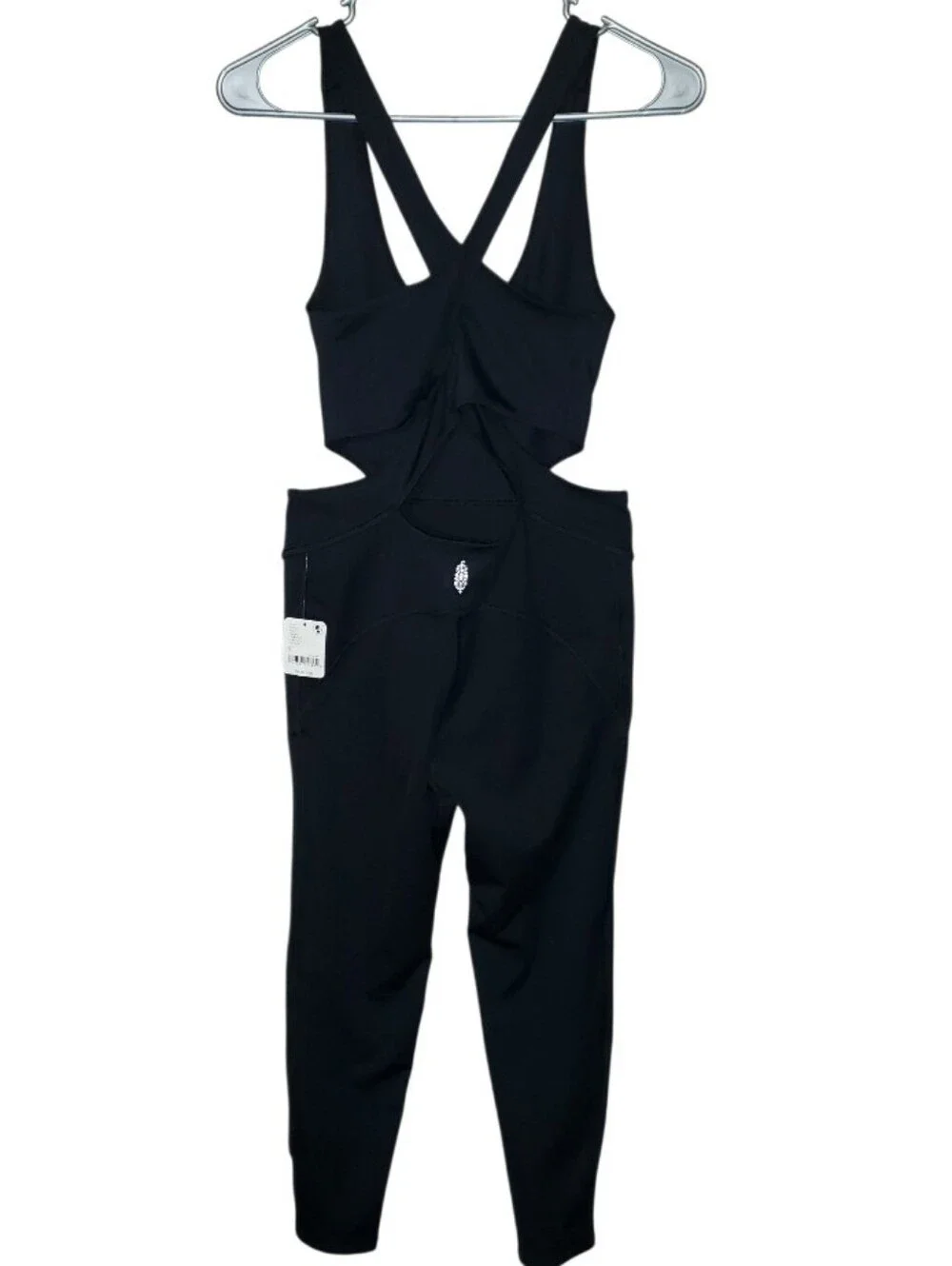 Free People Black Strappy Cutout Jumpsuit - Picture 5 of 13